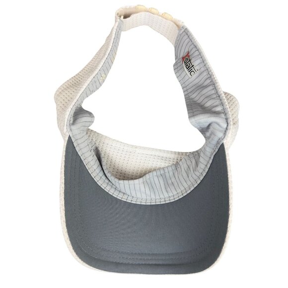 Adidas Visor Unisex White Waffle X-Static Technology  Breathable  Adjustable - Picture 9 of 11